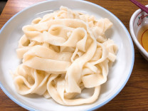作ったあえて太さバラバラうどん
